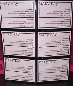 6 Sets -Mary Kay Timewise Samples Step 1 & 2 Microdermabrasion Refine Replenish - Picture 1 of 4