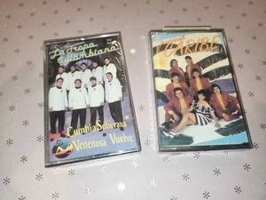 Grupis Lote De 3 Cassettes Originales Musica Latina New Sealed - Picture 1 of 4