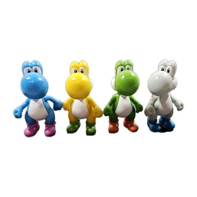 Boneco de ação 5 World of Nintendo Yoshi 2,5" Super Mario Bros Toy Jakks - Imagem 1 de 4