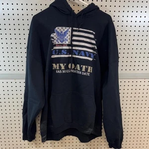 Gildan Heavy Blend U.S. Navy Herren Hoodie Gr. 2XL - Bild 1 von 6