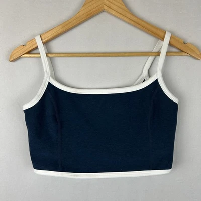 Camiseta sin mangas corta Beyond Yoga Midnight azul marino para mujer talla M Foto 1 de 4