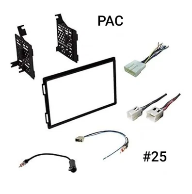 Premium Double Din Car Stereo Dash Kit w/ Wire Harness & Antenna Adapter Nissan - Image 1 of 4