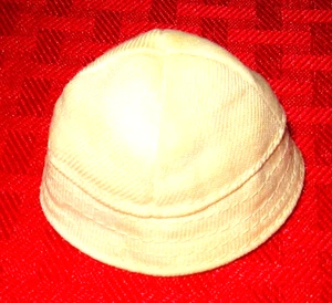 VINTAGE BARBIE 4 OUTDOOR LIFE KLEIDUNG 1637 MODE WEISS BUCKET HAT FAST NEUWERTIG! - Bild 1 von 4