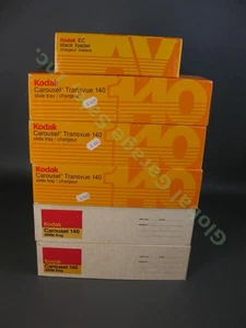 5 Kodak Carousel Transvue 140 Slide Projector Trays EC40 Stack Loader EXCELLENT - Picture 1 of 4