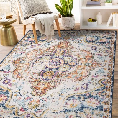 Rugshop Area Rug Distressed Vintage Bohemian Rugs for Sale Rugs for Living Room - Image 1 of 2