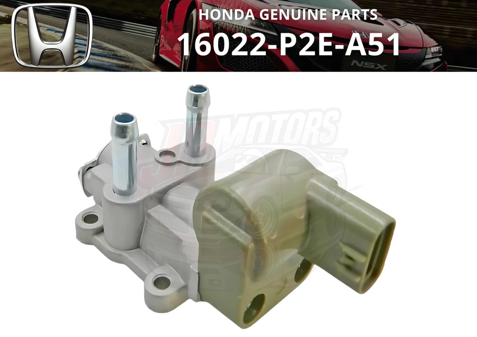 JUEGO DE VÁLVULAS DE CONTROL DE AIRE DE RALENTÍ HONDA genuino Civic CRX/EL EK EG 16022-P2E-A51 JAPÓN Foto 1 de 4