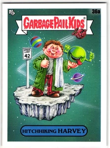 Pegatina parodia Hitchhiking Harvey GPK 2022 Garbage Pail Kids Guide To The Galaxy - Imagen 1 de 2