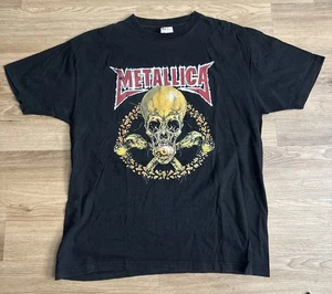 Vintage Metallica No Leaf Clove Pushead Tour XL Extra Large T shirt Heavy Metal - Picture 1 of 3