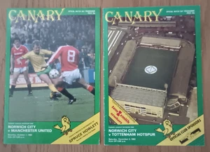 Norwich City 1983/84 select from menu of Home League Programmes - Picture 1 of 3