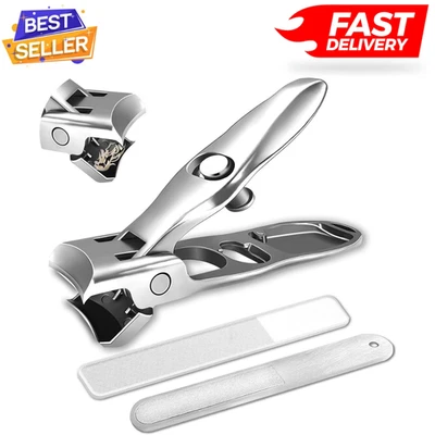 German Nail Clippers for Men Women Thick Nails, Large Wide Jaw Opening Toe Nail - Image 1 of 4