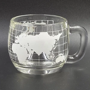 Nestle World and Map Design Set of 6 Nescafe Globe Mug - Picture 1 of 10