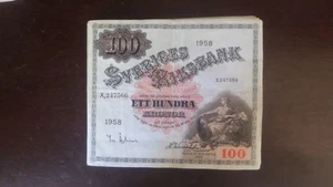 Sweden 100 kronor 1958 - Picture 1 of 2