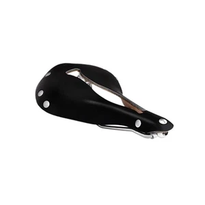 Sillín de cuero SELLE ANATOMICA H2 negro carretera grava turismo asiento de bicicleta - Imagen 1 de 1