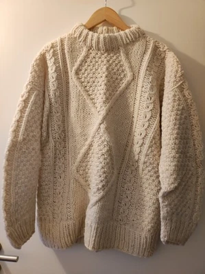 Herren Pullover (selbst gestrickt) Größe ca. 42 - Bild 1 von 2