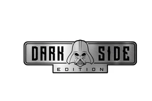 Dark Side Edition Star War Car Badge Emblem Engraved Acrylic Fender Logo Truck - Picture 1 of 14
