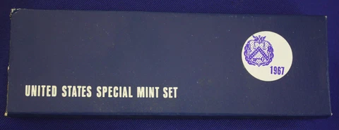 1967 special mint set. The "PROOF SET" for 1967. Original from us mint Cover