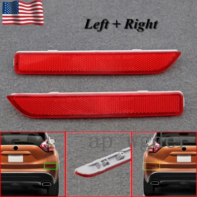 Rear Bumper Reflector Left & Right Fit for 2020-2022 Nissan Sentra SR SV S 2.0L - Image 1 of 4