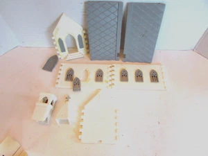 Vtg Bachmann Plasticville Church w/Belfry & Bell complete 0-027 M34 - Picture 1 of 1