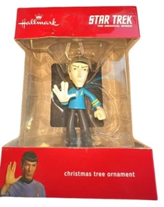 Hallmark Star Trek Spock Vulcano Mano Dibujos Animados Estilo Navidad Adorno NUEVO Caja - Imagen 1 de 3