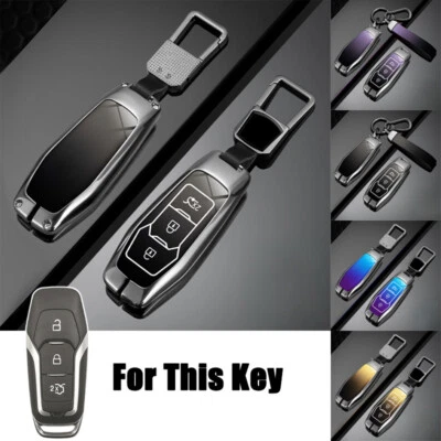 Zinc Alloy TPU Car Key Case Cover For Ford Mustang Mondeo Fusion Explorer Edge - Изображение 1 из 4