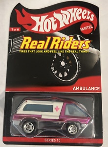 Hot Wheels Redline Club RLC Real Riders Series 10 Pink Ambulance #2139/4000