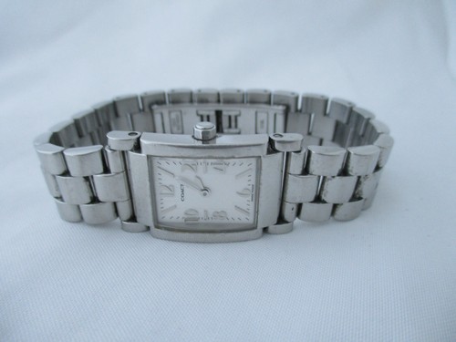 Orologio Analogico Coach Donna Cinturino Argento Tonificato 30 Metri Impermeabile