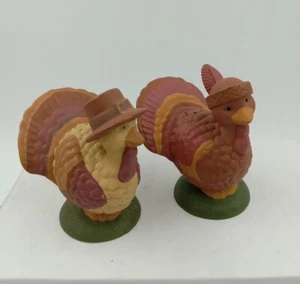 Vintage Hallmark Thanksgiving Turkey Salt and Pepper Shakers - Picture 1 of 9