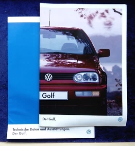 VW Golf 3 Prospekt, 5.1997, Basis Trendline Comfortline GT Special... der letzte - Picture 1 of 9