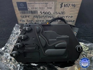 GENUINE Mercedes Benz W220 S Class seat switch 2208219351 - Picture 1 of 13