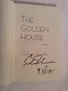 SIGNED by Salman Rushdie - The Golden House HC 1st/1st + PIC New Unread - Picture 1 of 8