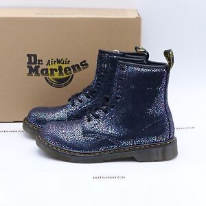 Dr. Martens 1460 Metallic Side Zip Boots - US Size 6 Women's / 5Y Youth / UK 4