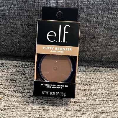 e.l.f. Putty Bronzer, Infused w/ Argan Oil & Vitamin E, Tan Lines, NIB #30 - Image 1 of 4
