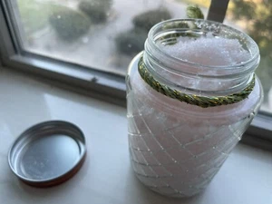 Luxury Bath Salts In A Jar; Essential Oil Bath Salts; Collagen & Hyaluronic Acid - Picture 1 of 4
