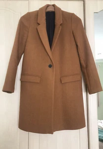 Zara Coat Trafaluc TRF Brown Coat Size XS Small- Bloggers Favourite - Picture 1 of 4