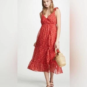 MADEWELL RUFFLE STRAPS TIERED DRESS SIZE 0 - Bild 1 von 11