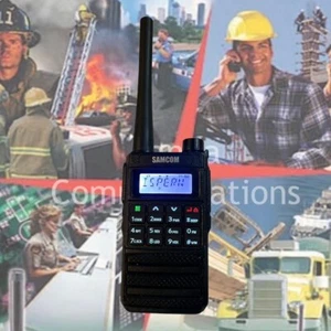 RADIO PROFESIONAL DE 2 vías samcom ""oem"" cp-428 uhf 200 canales baofeng envío ee. uu. - Imagen 1 de 3