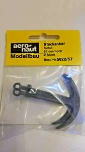 Stock-Anker Metall verschiedene Größen 57mm / 67mm / 84mm von Aeronaut *NEU* - Picture 1 of 1