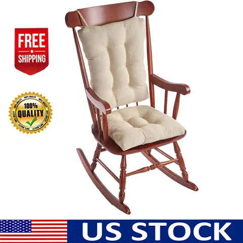 Rocking Chair Swing with Cushions Living Room Outdoor Indoor Garden Porch Lounge Cover