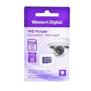 718037874951 Western Digital WD Purple SC QD101 Karta pamięci 256GB MicroSDXC K - Zdjęcie 1 z 2