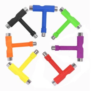 Skateboard Scooter Roller Skate Long Board All in 1 Allen Key T Shape Tool 5 Way - Picture 1 of 11