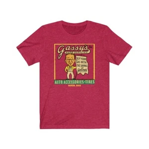 Gassy's Auto Supplies Akron Ohio Vintage Ad T-shirt - Picture 1 of 3