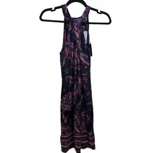 NEW Tommy Bahama Paisley Daze halter dress in Ocean Deep XXS Cruise Beach Sexy - Picture 1 of 7