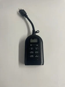 myTouchSmart Simple Set Plug-In Dual Digital Outdoor Timer 2 Grounded Outlet - Picture 1 of 2