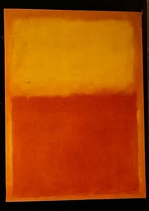 Mark Rothko “Orange And Yellow” Abstract Expressionism Art 35mm Slide - Picture 1 of 2