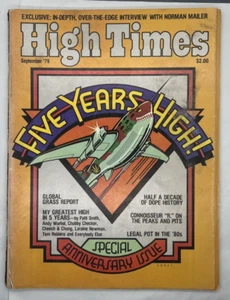 Vintage Marijuana 420 News Magazine High Times September 1979 #49 DISTRESSED - Picture 1 of 6