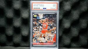 1992 Upper Deck 'Game Faces' Michael Jordan #488 Chicago Bulls (HOF) PSA 9 MINT