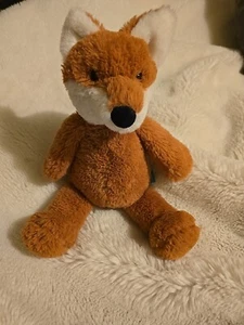 Manhattan Toy Co Fox 12” Plush Lovey 2016 Soft Orange White Black Nose EUC - Picture 1 of 6