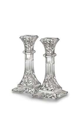 Waterford Lismore tall 8 Inch Candlestick - Set of 2, NWT, 1st quality - Image 1 of 3