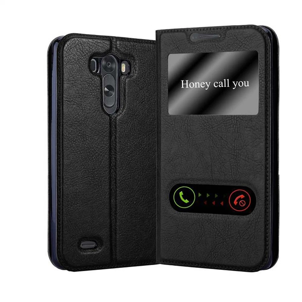 Funda para LG G3 Estuche Protección Magnético Ventanas Carcasa - Imagen 1 de 1