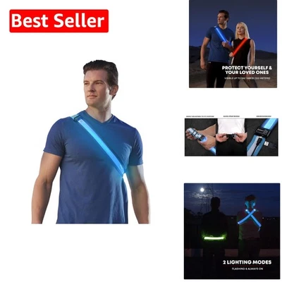 轻量级 LED 反光皮带腰带 | 适合跑步和户外安全 — 第 1/4 张图片